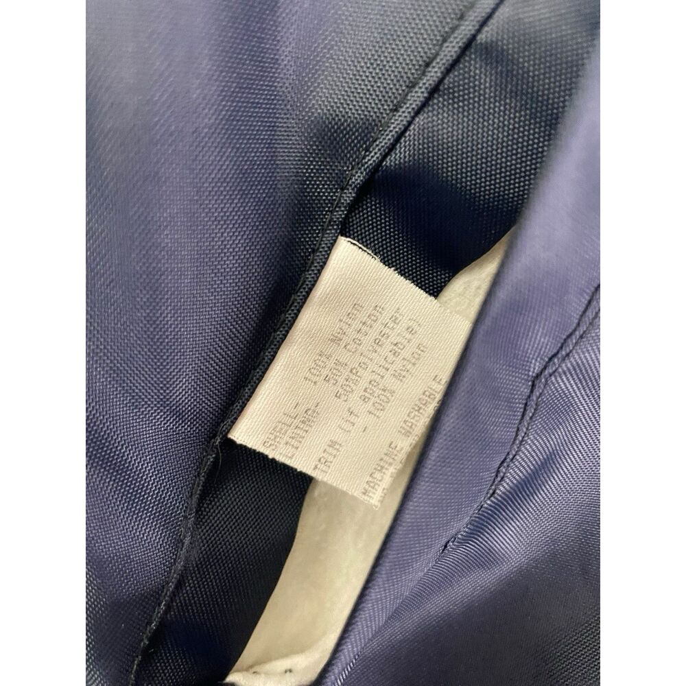 Vintage 80s Illinois Fighting Illini Jacket Full Zip Blue Youth L - U of I - USA - Picture 12 of 14